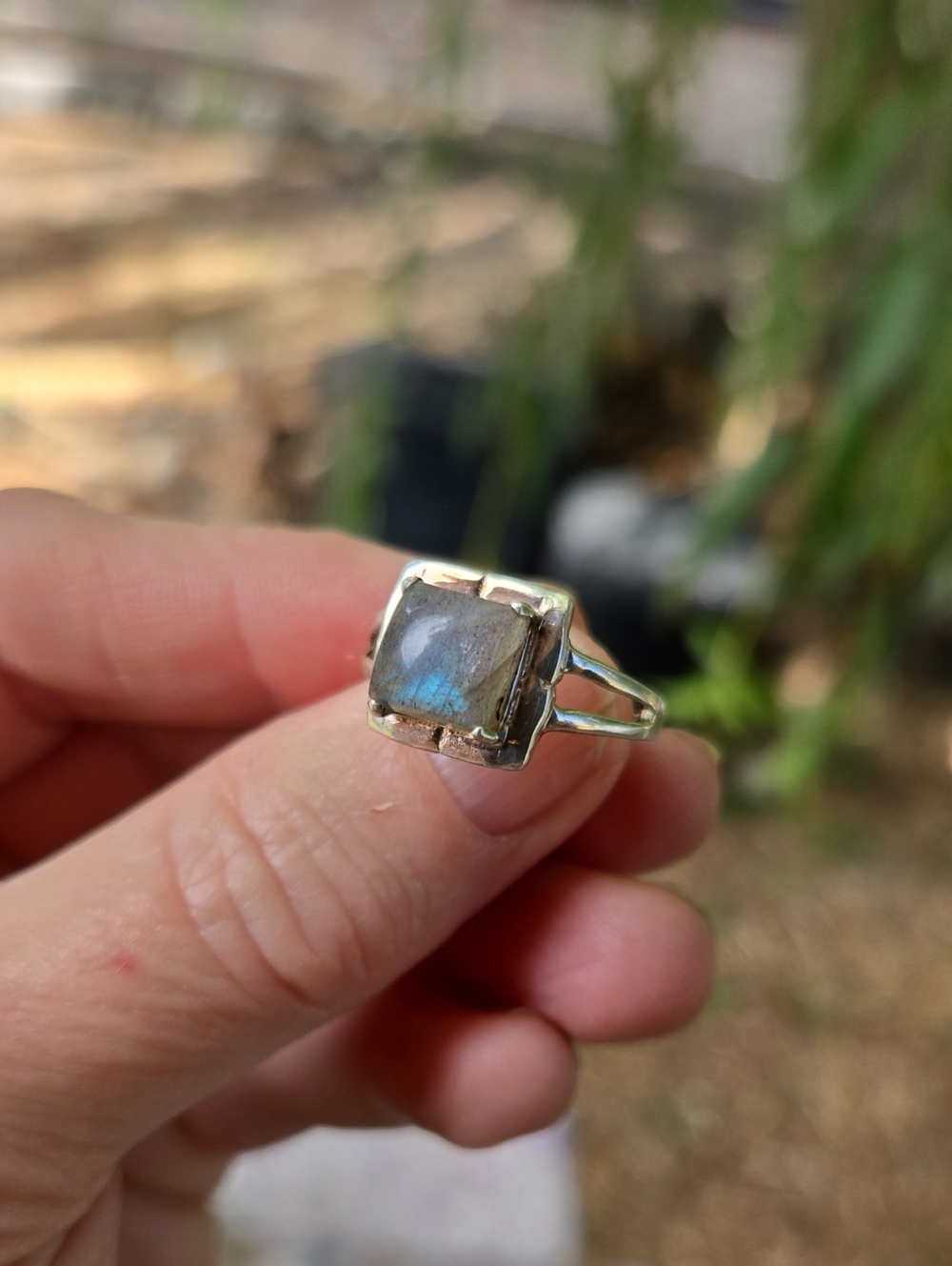 NWOT Sundance Sterling Silver Labradorite Ring (Size: 9.25)